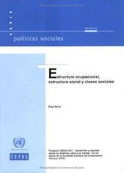Estructura ocupacional, estructura social y clases sociales /