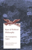 Kant & political philosophy : the contemporary legacy /