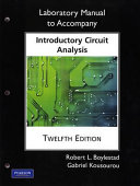 Laboratory manual to accompany Introductory circuit analysis /