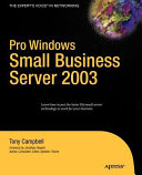 Pro windows small business server 2003. /