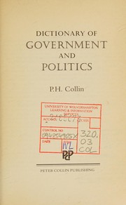 Dictionary of government and politics /