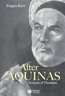 After Aquinas : versions of Thomism /