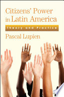 Citizens' power in Latin America : theory and practice /