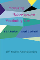 Measuring native-speaker vocabulary size /