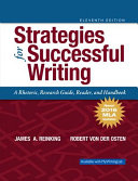 Strategies for successful writing : a rhetoric, research guide, reader, and handbook /