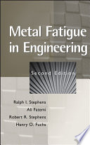 Metal fatigue in engineering /